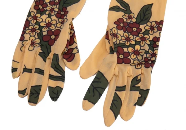 COMME des GARCONS Floral Mesh Long Gloves K-132856_003