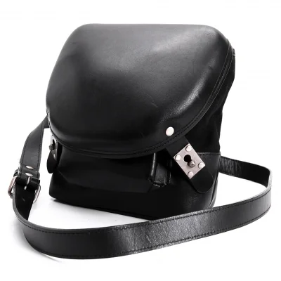 Jean-Paul GAULTIER Leather Pocket Flap Shoulder Bag