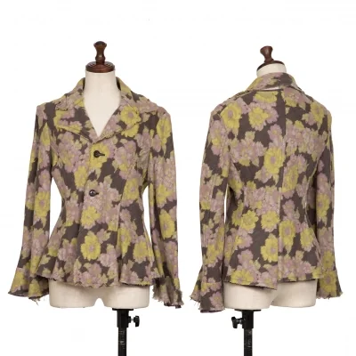 tricot COMME des GARCONS Floral Printed Jacket