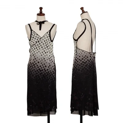 Jean-Paul GAULTIER FEMME Poison Dot Mesh Wrap Tunic