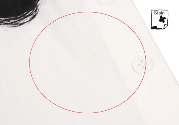 ブラックスキャンダル ヨウジヤマモトBLACK Scandal Yohji Yamamoto ハンドドローイングドットプリントロングシャツ 白黒2 K-132940_011