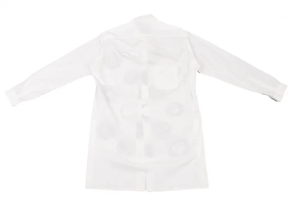 ブラックスキャンダル ヨウジヤマモトBLACK Scandal Yohji Yamamoto ハンドドローイングドットプリントロングシャツ 白黒2 K-132940_016