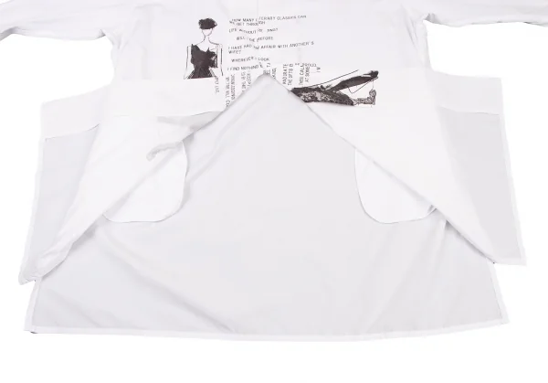 Yohji Yamamoto collections Printed Long Shirt K-132943_012