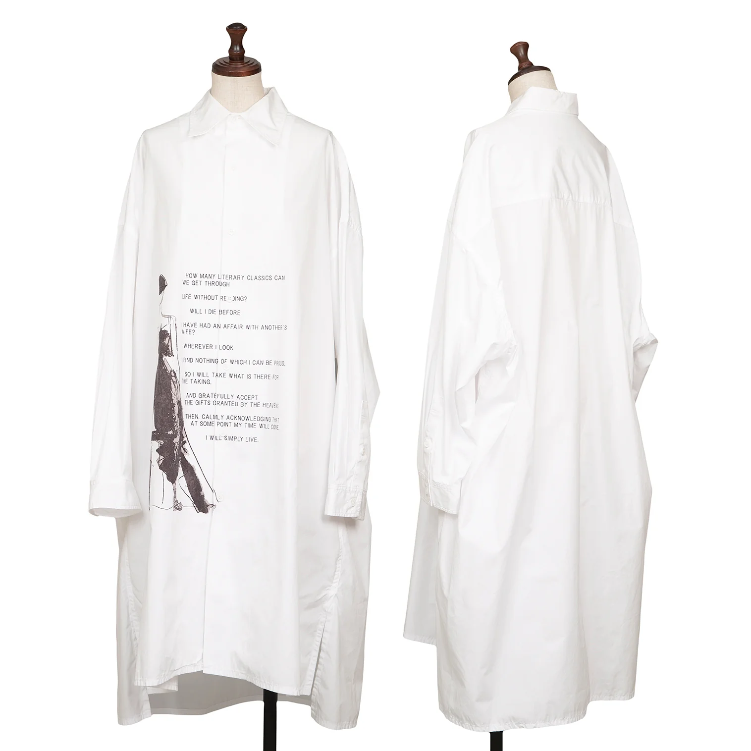 ヨウジヤマモトYohji Yamamoto collections デザイン画プリント
