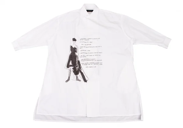 ヨウジヤマモトYohji Yamamoto collections デザイン画プリント