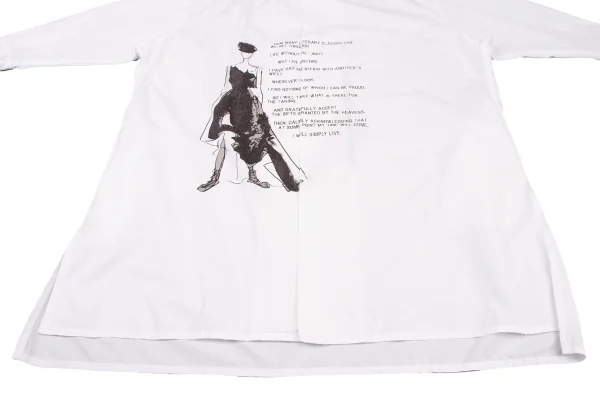 Yohji Yamamoto collections Printed Long Shirt K-132943_007