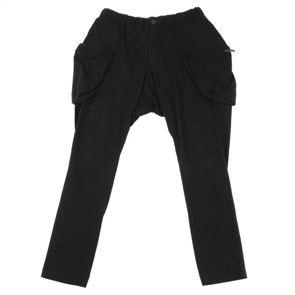 Yohji Yamamoto collections Cotton Pocket Design Pants Black 1 K-132945_001