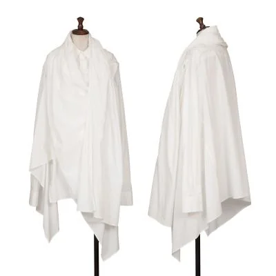 Yohji Yamamoto FEMME Cotton Wrap Stole Design Shirt
