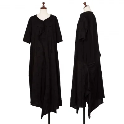 Yohji Yamamoto FEMME Dot Jacquard Switching Dress