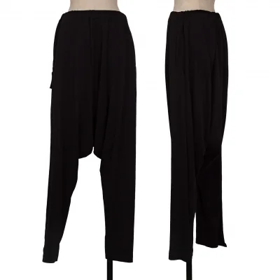 Yohji Yamamoto FEMME Cotton Cutting Dropped Crotch Pants