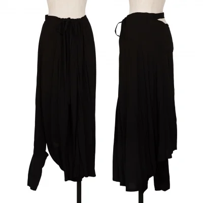 Yohji Yamamoto NOIR Rayon Switching Asymmetry Pants