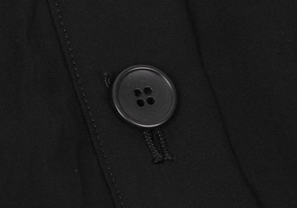 リミフゥLIMI feu フロントフラップワイドサルエルパンツ 黒2 K-132986_004