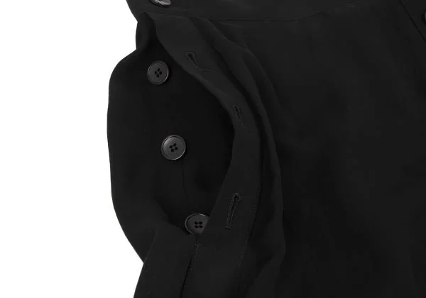 リミフゥLIMI feu フロントフラップワイドサルエルパンツ 黒2 K-132986_006