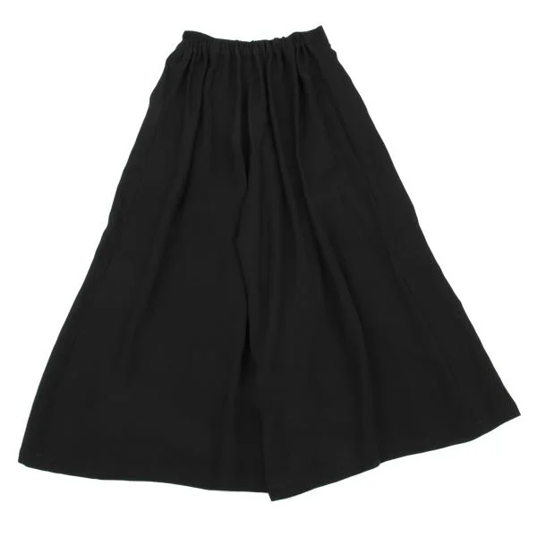 リミフゥLIMI feu フロントフラップワイドサルエルパンツ 黒2 K-132986_010