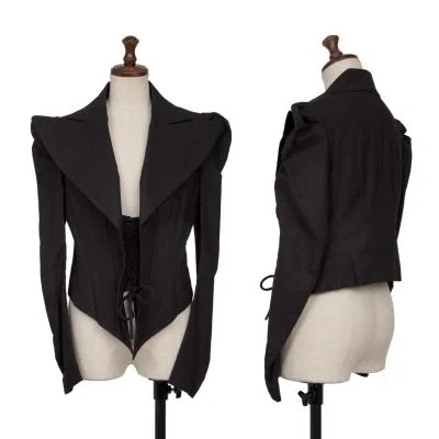 Yohji Yamamoto FEMME Lace-up Front Design Jacket