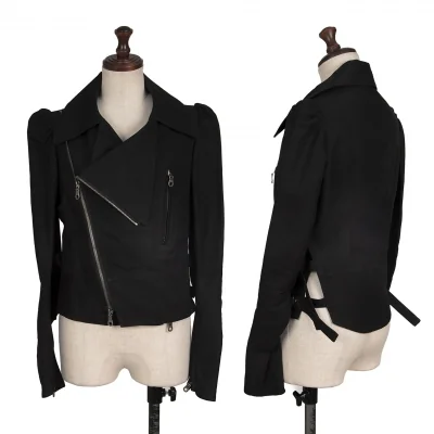 Yohji Yamamoto FEMME Shoulder Design Motorcycle Jacket
