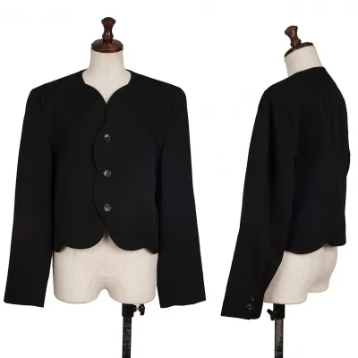 tricot COMME des GARCONS Round Collar Design Jacket