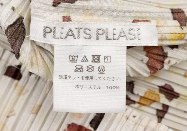 PLEATS PLEASE Tile Printed T Shirt K-133125_011