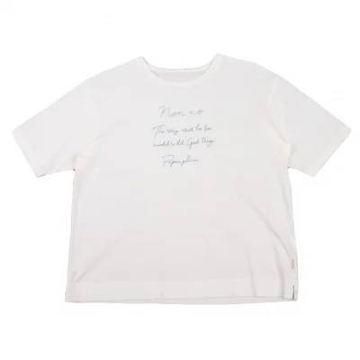 NON NO Mademoiselle NON NON Embroidery T Shirt