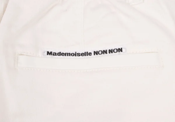 Mademoiselle NON NON Cotton Washed Slim Pants K-133189_011