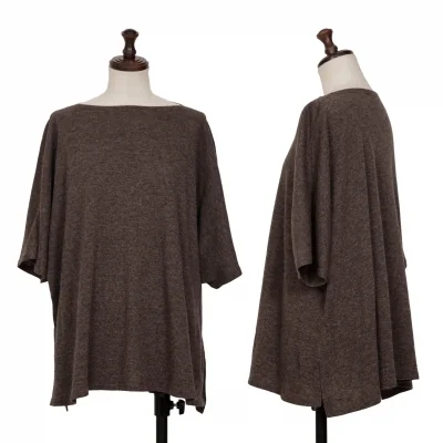 Plantation Big Silhouette Boat Neck Knit T Shirt
