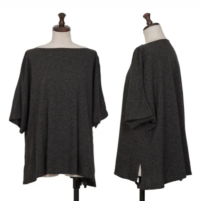 Plantation Big Silhouette Boat Neck Knit T shirt