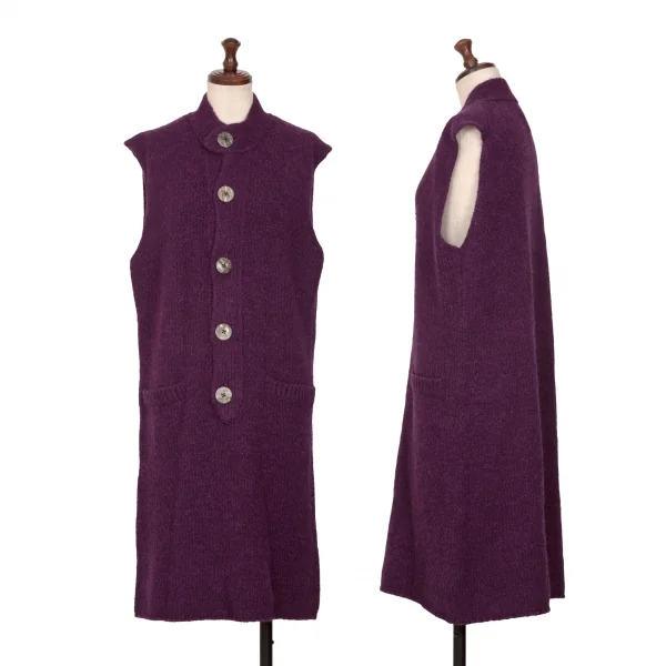 Plantation Sleeveless Knit Dress Purple M K-133199_001