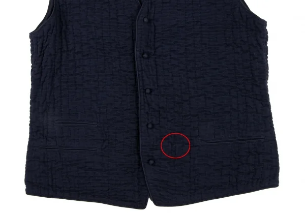 ISSEY MIYAKE HaaT Sashiko Stitched Vest K-133203_007