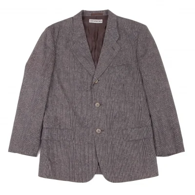 ISSEY MIYAKE MEN Cotton Striped Jacket