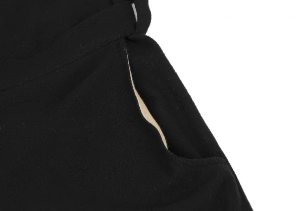 Yohji Yamamoto NOIR Wool Belted Front Open Double Pants K-133231_004