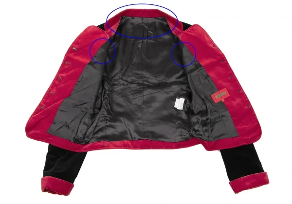 KENZO Cotton Rayon Embroidery Design Velour Jacket K-133249_011
