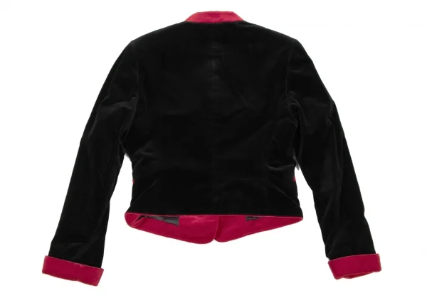 KENZO Cotton Rayon Embroidery Design Velour Jacket K-133249_014