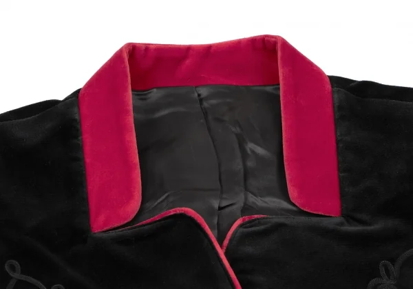 KENZO Cotton Rayon Embroidery Design Velour Jacket K-133249_004