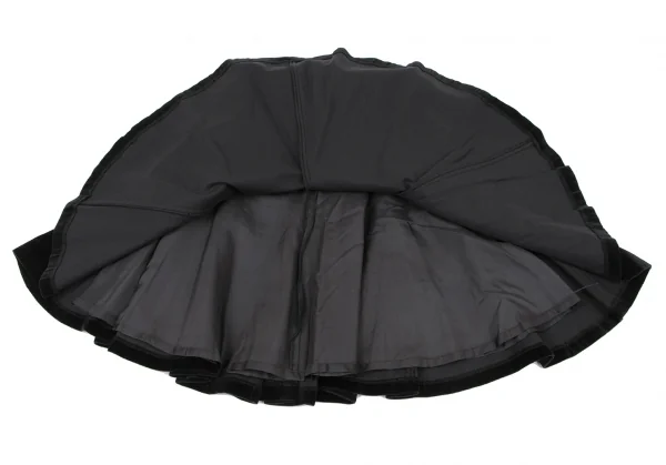 KENZO Cotton Rayon Velour Flare Skirt K-133250_007