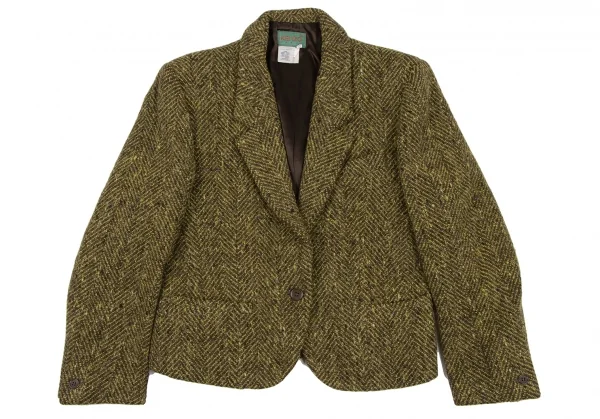 KENZO Wool Herringbone Woven Jacket K-133252_002