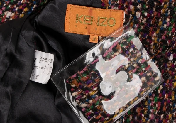 KENZO Wool Colorful Woven Jacket K-133253_016