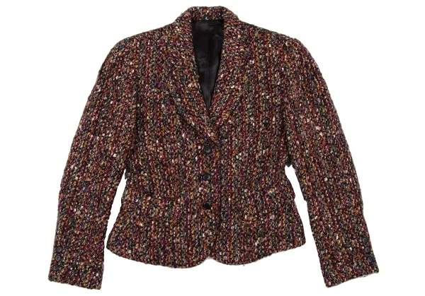 KENZO Wool Colorful Woven Jacket K-133253_002