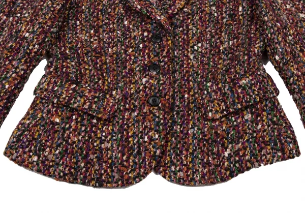 KENZO Wool Colorful Woven Jacket K-133253_007