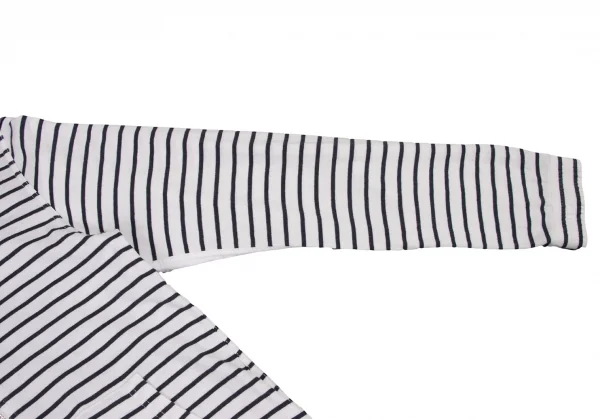 アイ ジュンヤワタナベ マン コムデギャルソンeYe JUNYA WATANABE MAN COMME des GARCONS切替ボーダージップフーディー 白紺M K-133276_008