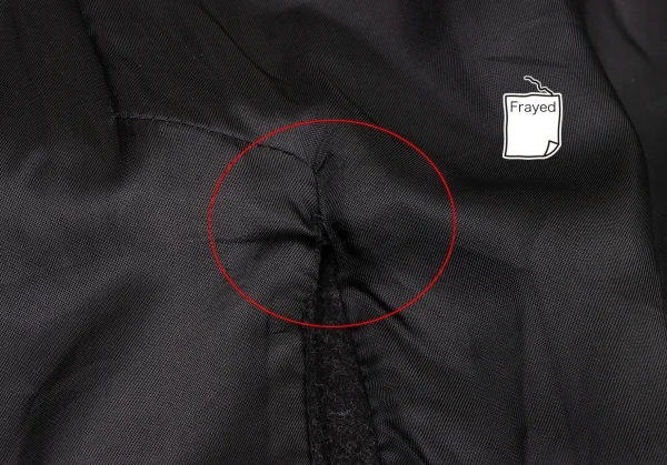 エンポリオアルマーニEMPORIO ARMANI ウールダブルロングコート 黒L位 K-133290_014