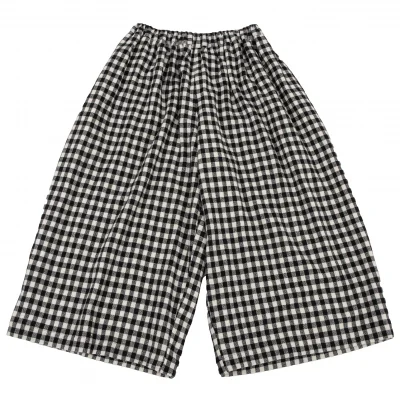 tao Check Wide Wool Pants