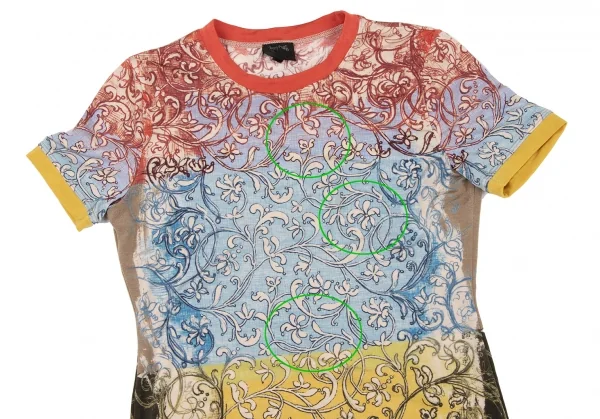 Jean-Paul GAULTIER FEMME Multicolor Floral Print T Shirt K-133346_003