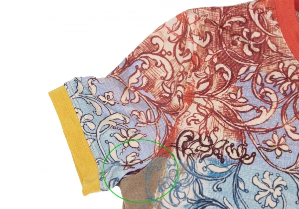 Jean-Paul GAULTIER FEMME Multicolor Floral Print T Shirt K-133346_008