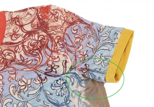 Jean-Paul GAULTIER FEMME Multicolor Floral Print T Shirt K-133346_010