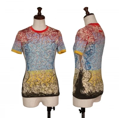 Jean-Paul GAULTIER FEMME Multicolor Floral Print T Shirt