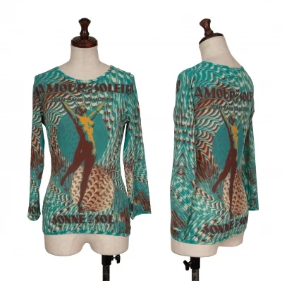 Jean-Paul GAULTIER FEMME Stretch Human Printed T Shirt
