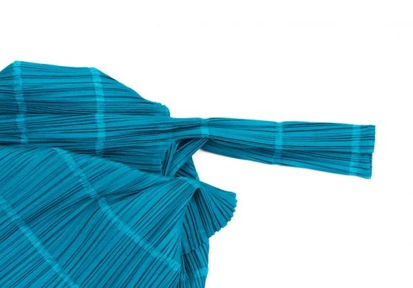 PLEATS PLEASE Pleated Striped Bolero Cardigan K-133358_005