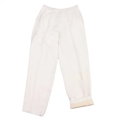 Yohji Yamamoto POUR HOMME Linen Two Tuck Seam Pants