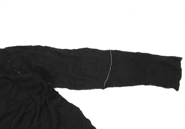 Yohji Yamamoto POUR HOMME Wool Stitch Inside-out Knit Sweater K-133368_004