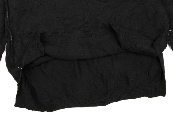 Yohji Yamamoto POUR HOMME Wool Stitch Inside-out Knit Sweater K-133368_007